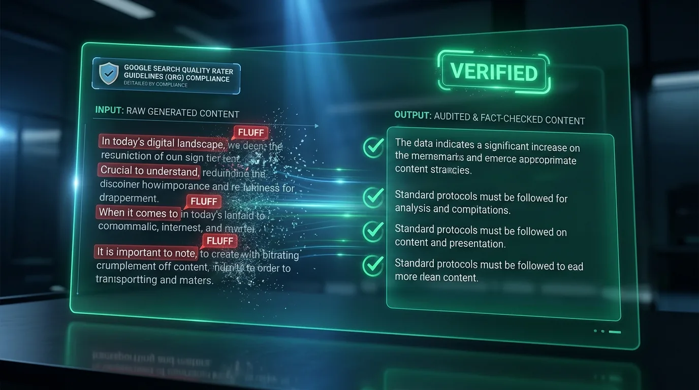 Helpful Content Fluff Removal: Eliminating AI Preamble & QRG §4.6 Compliance - Technical Architecture and Empirical Benchmark