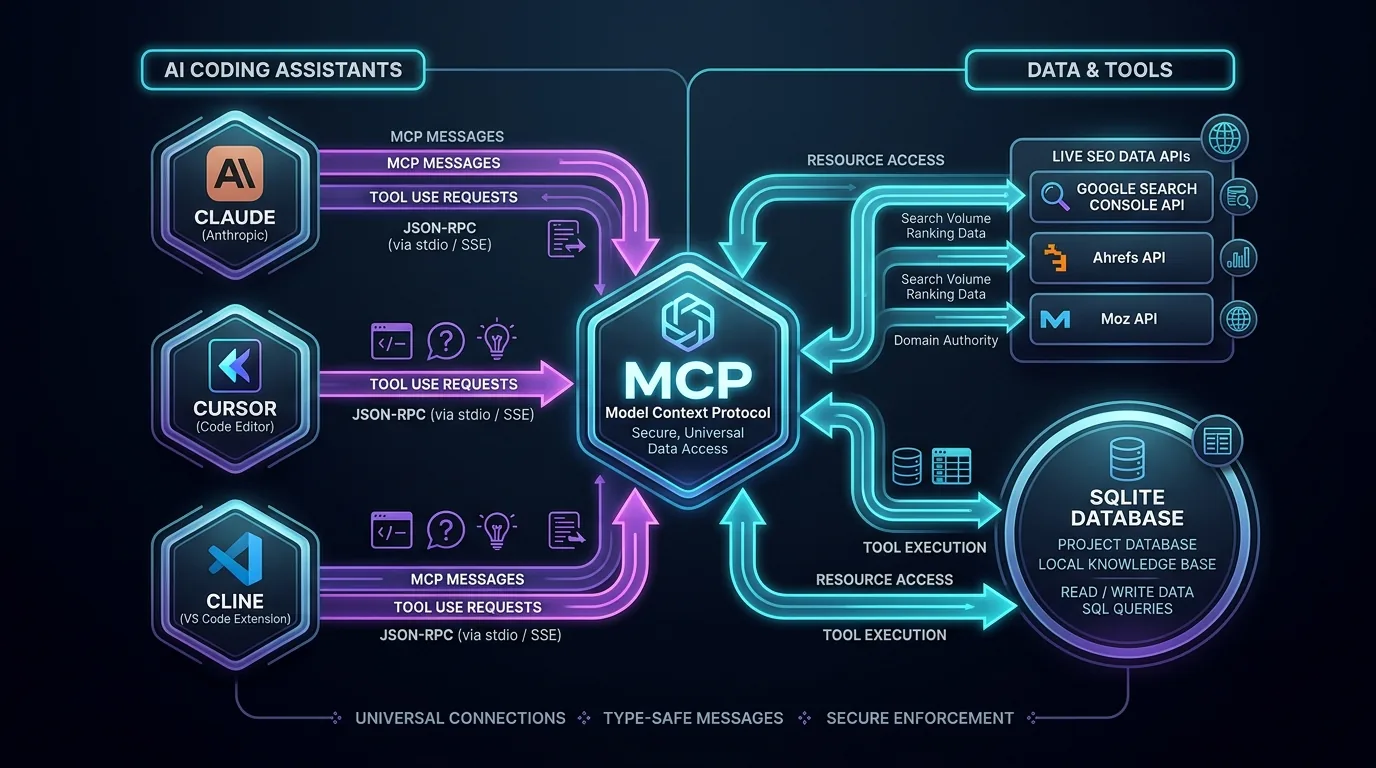 AI SEO IDE & Agent Configuration Generator and MCP JSON-RPC Sandbox