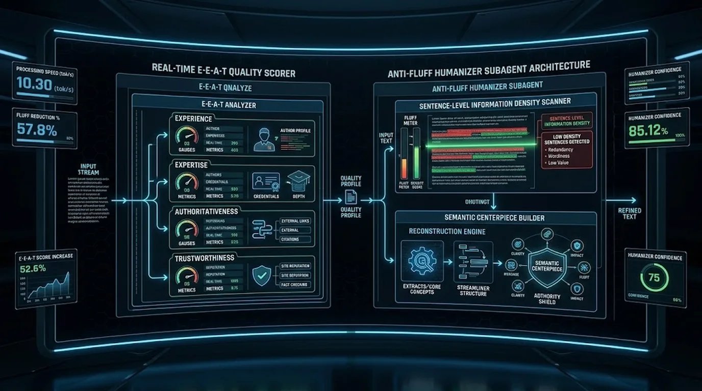 Specialist Subagent: Topical & Semantic Content & E-E-A-T Autonomous Subagent Architecture & Mission Vector